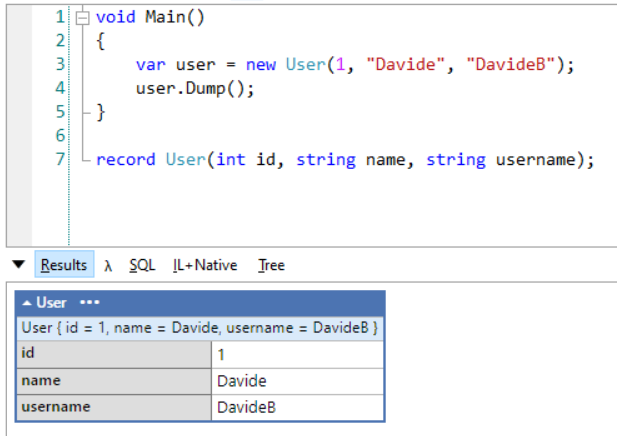 Basic usage of Dump()