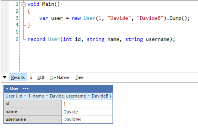 Dump() can both print and return a value