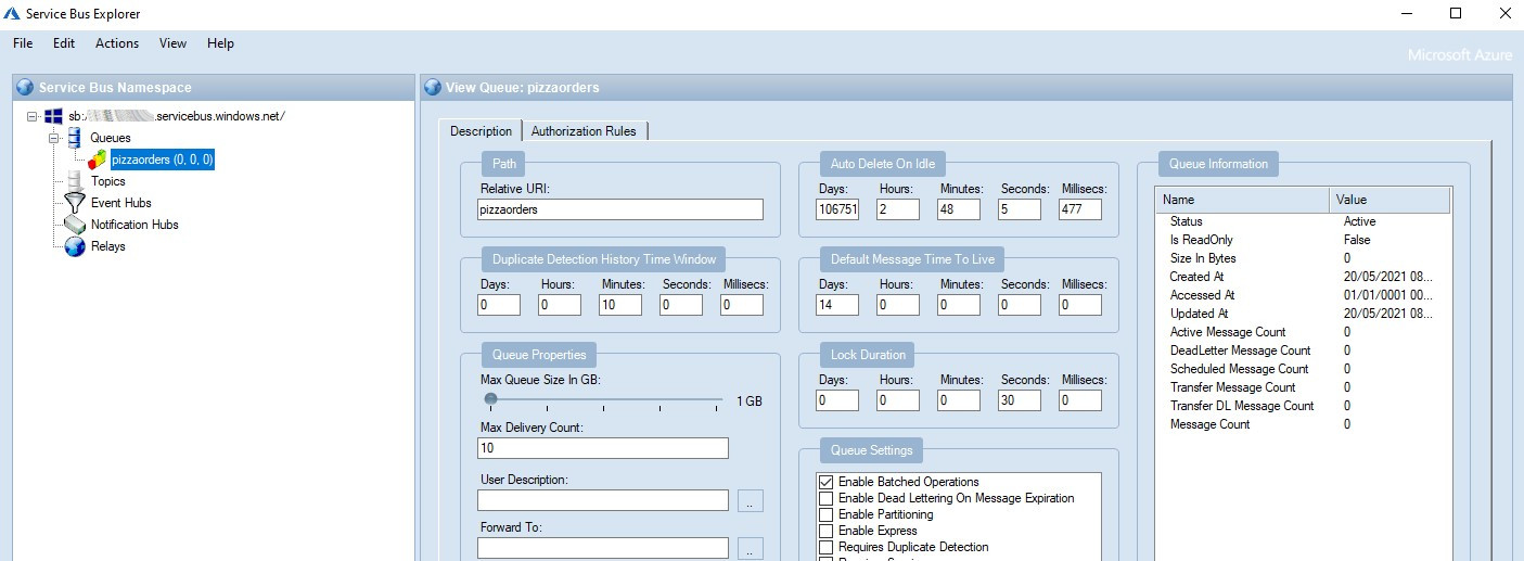 ServiceBusExplorer project on Windows