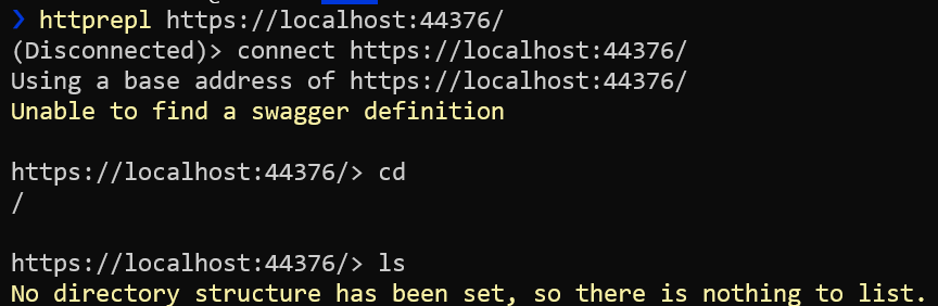 Unable to find a swagger definition “Unable to find a swagger definition” message