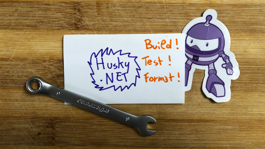 Pre-commit hooks with Husky.NET - build, format, and test your .NET application before a Git commit