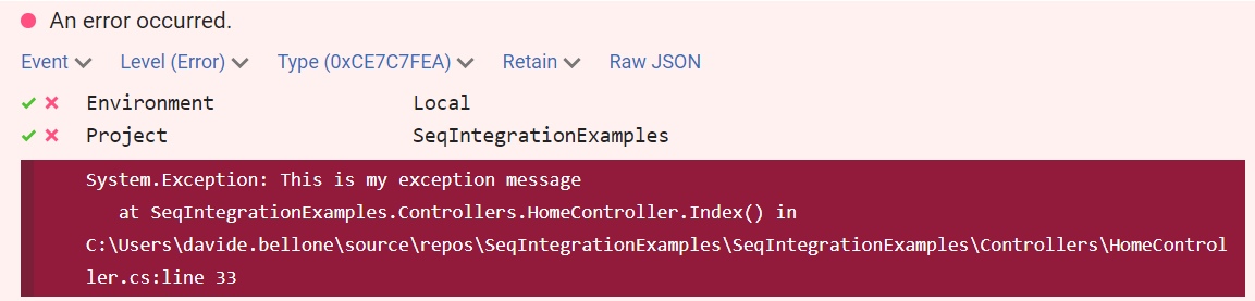 The correct way to log exceptions