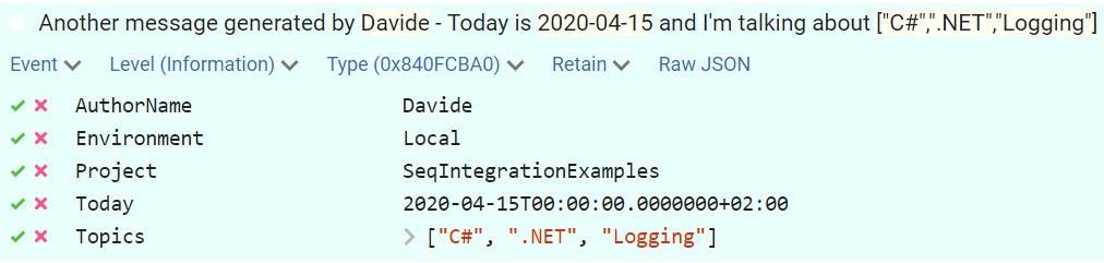 String interpolation with complex values