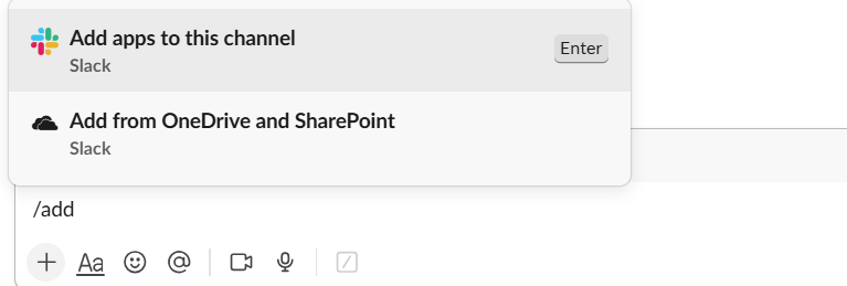Add App to Slack channel