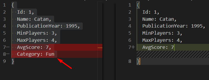 Snapshot fails because of new property